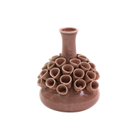 Vase ceramic, round rose